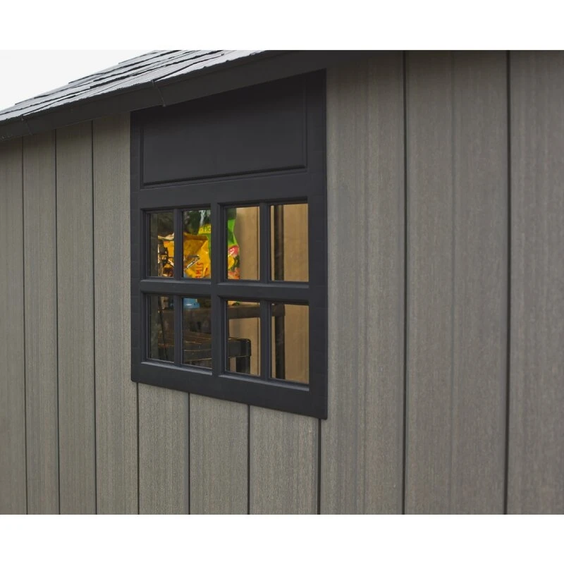 Oakland 7.5 ft wide x 7.5 ft deep plastic storage shed