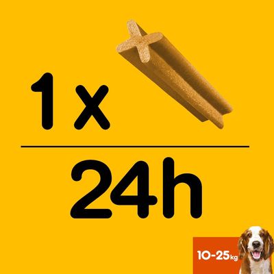 Sparpaket! 168 x Pedigree DentaStix Tägliche Zahnpflege / Fresh