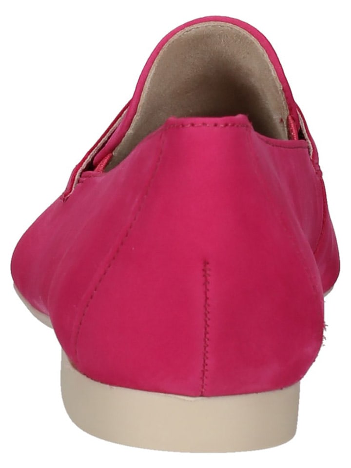 Paul Green Leder-Mokassins in Pink günstig kaufen