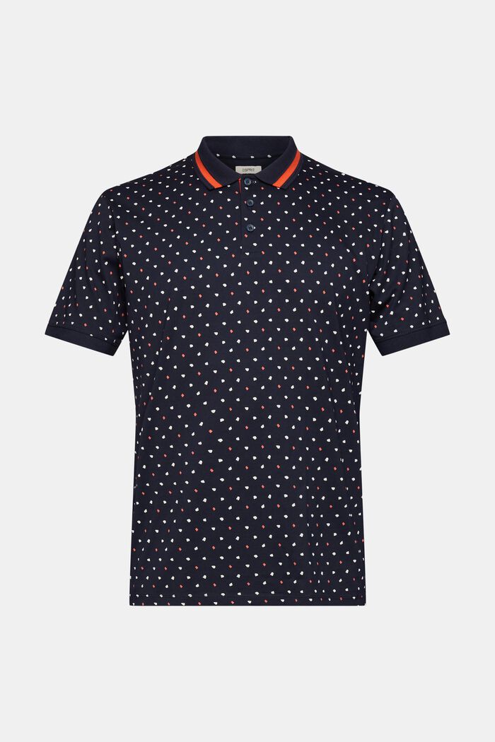 Poloshirt mit Allover-Muster