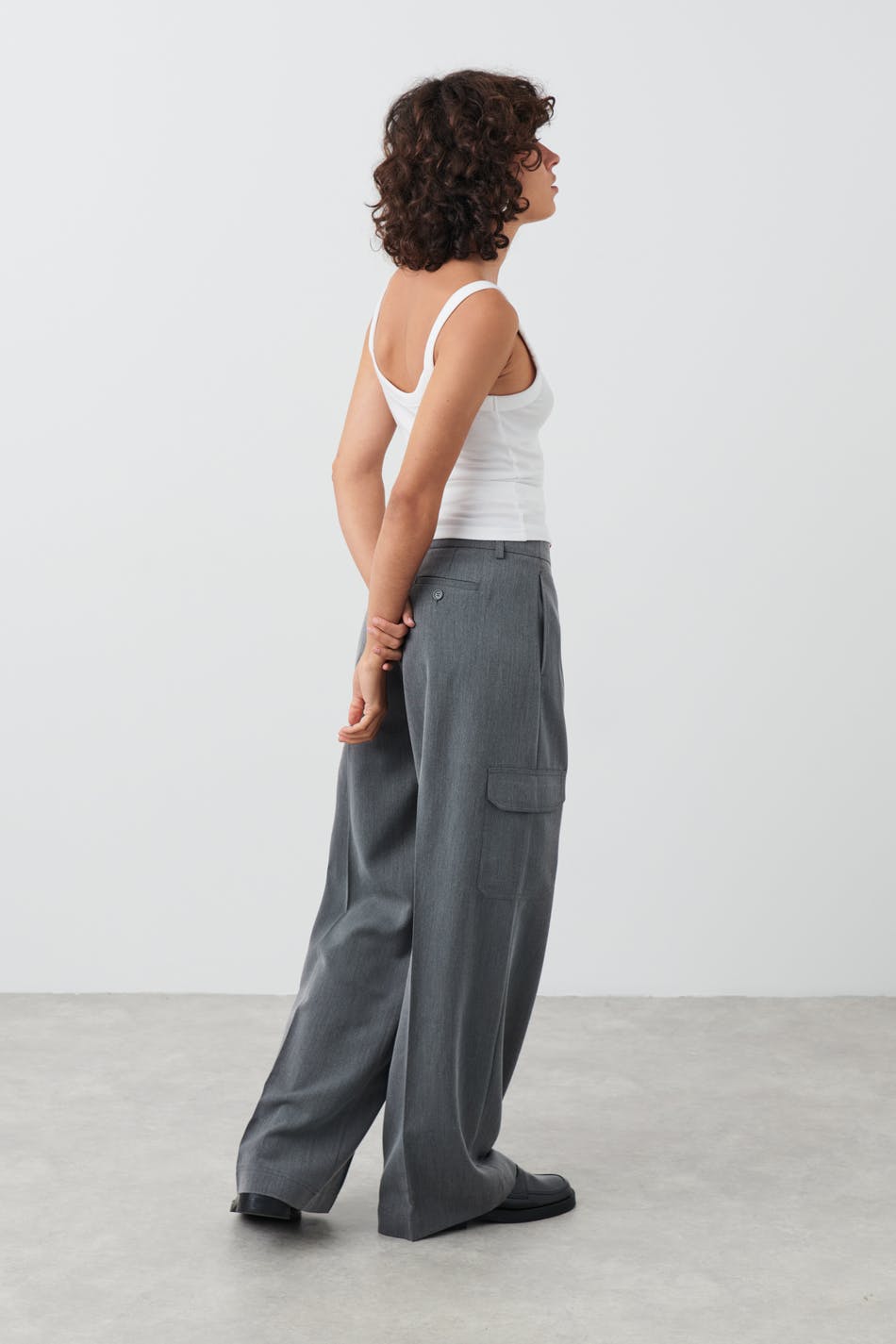 Tailored cargo trousers