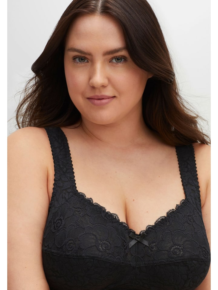 sheego BH in schwarz günstig kaufen