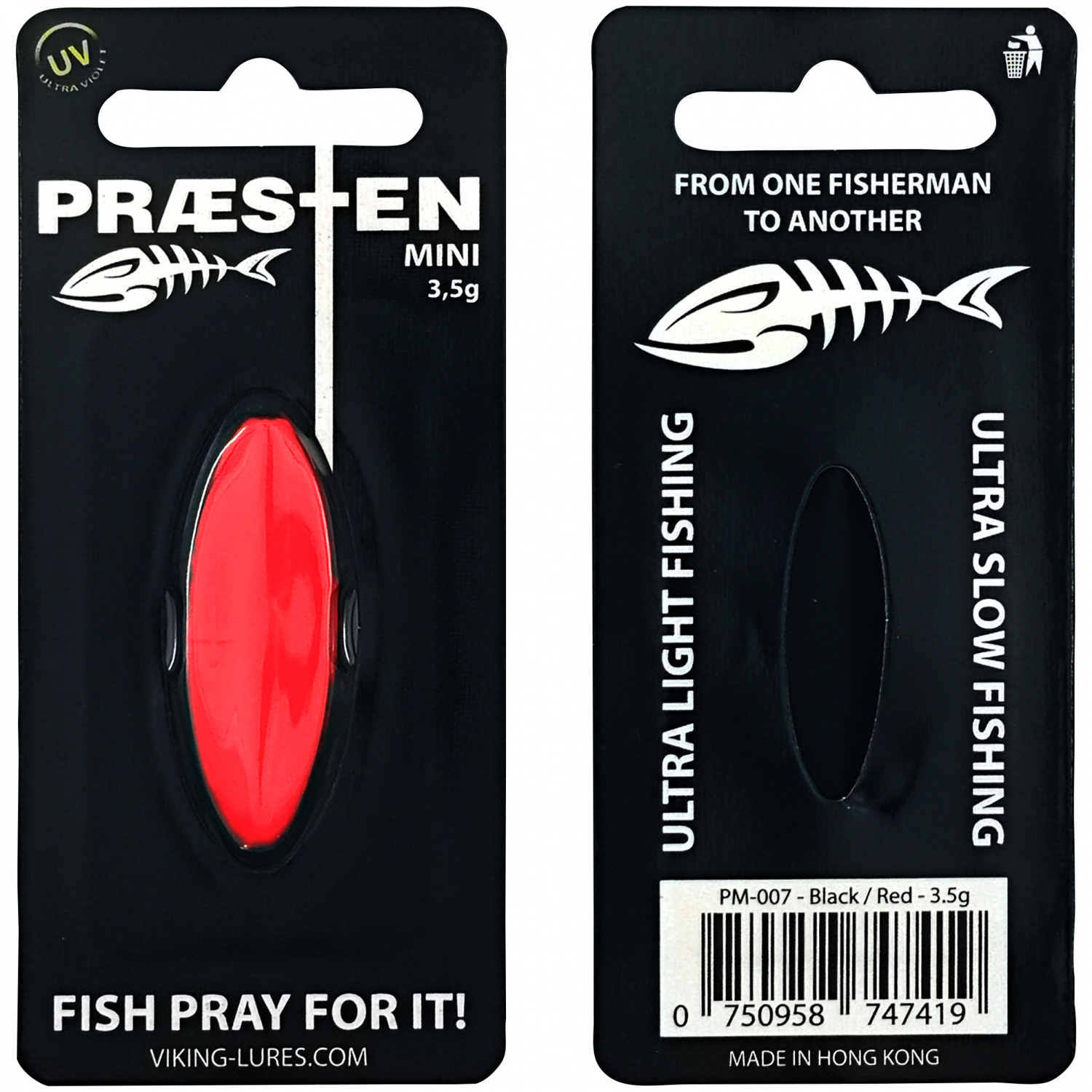 OGP Inlineköder Præsten Mini (Black/Red)