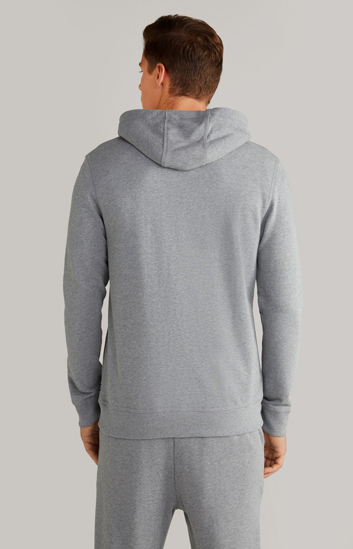 Sweatjacke Salvatore in Grau meliert