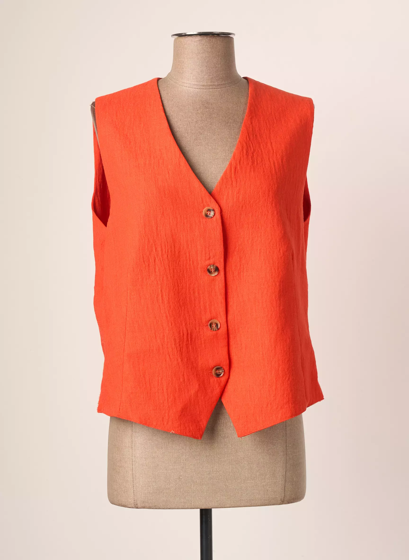 Scarlet Roos Gilet Femme couleur orange