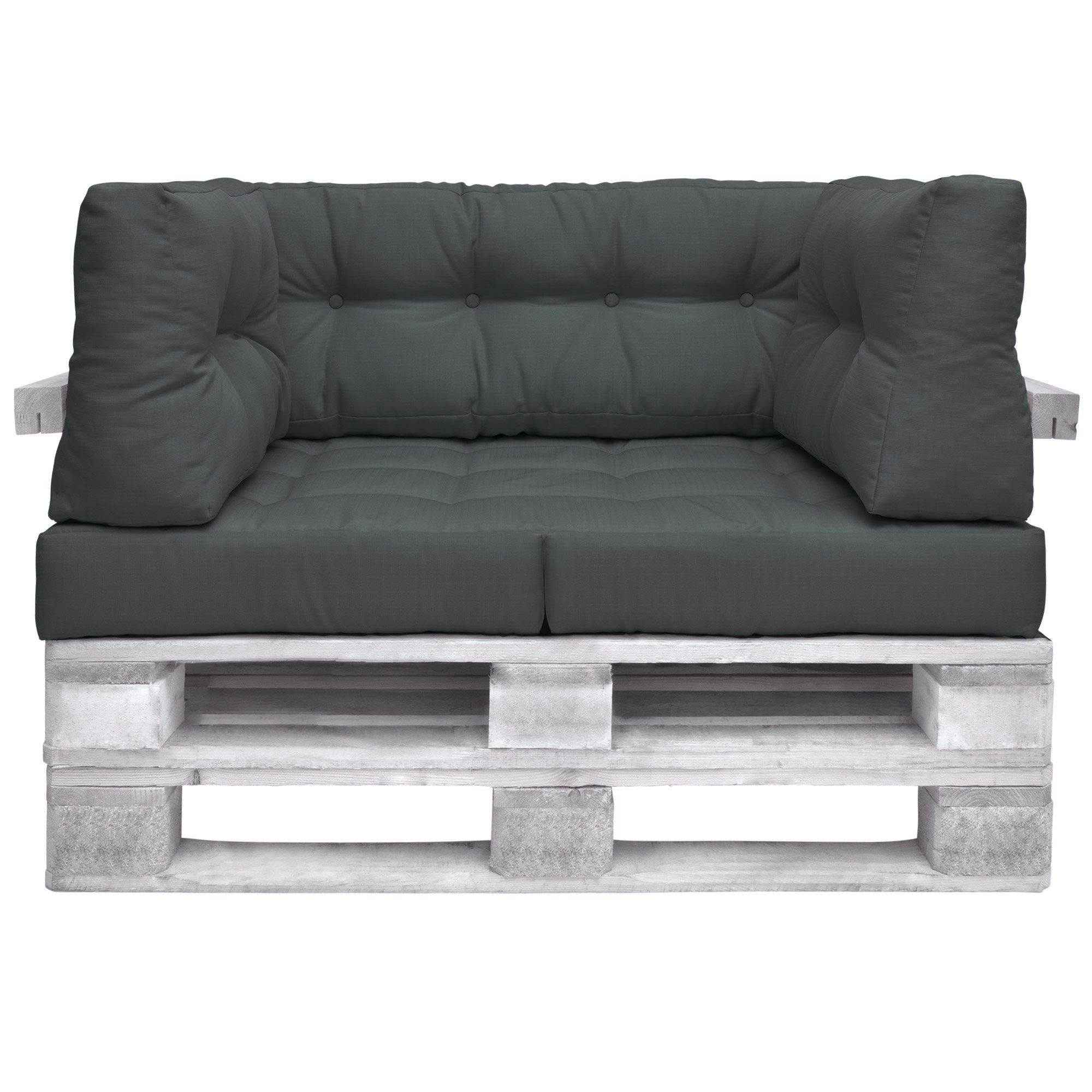 Beautissu Sitzkissen ECO Elements, Palettenkissen Rücken 120x40x10cm