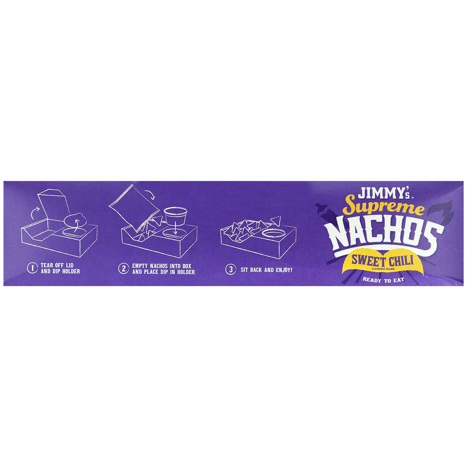 Jimmy's Supreme Nachos To Go Sweet Chili with Spicy Salsa Dip 200g