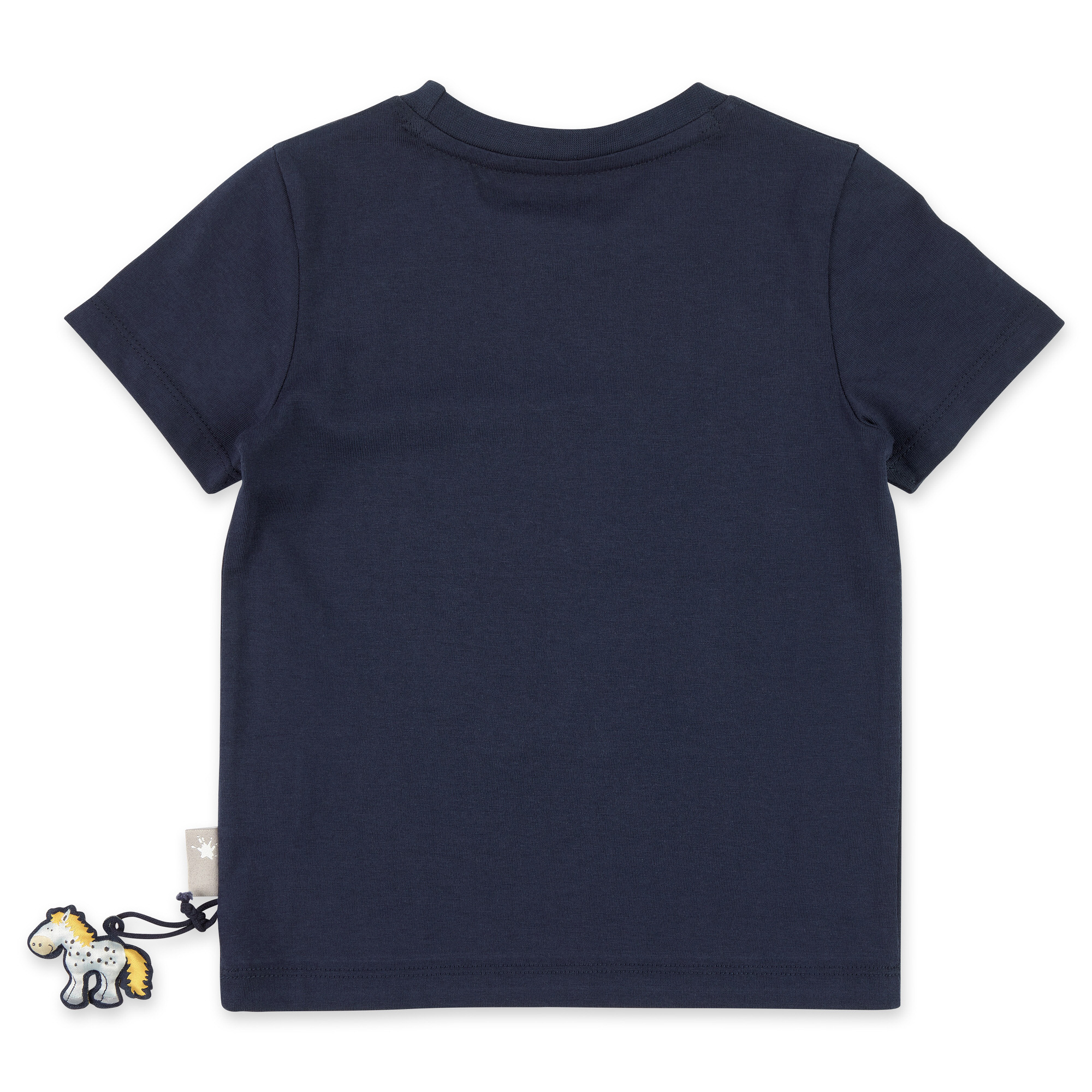 Kinder T-Shirt mit Pony Motiv, dunkelblau