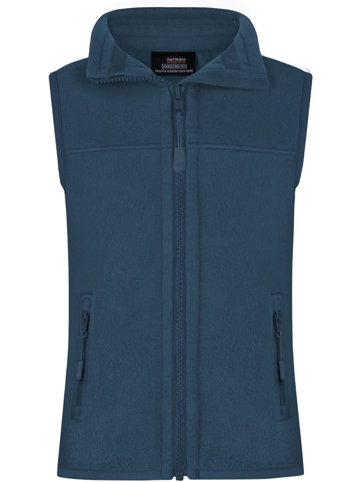 Normani Outdoor Sports Kinder Fleeceweste Kiana in Blau günstig kaufen