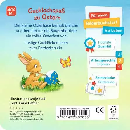 Mein Gucklochbuch: Frohe Ostern