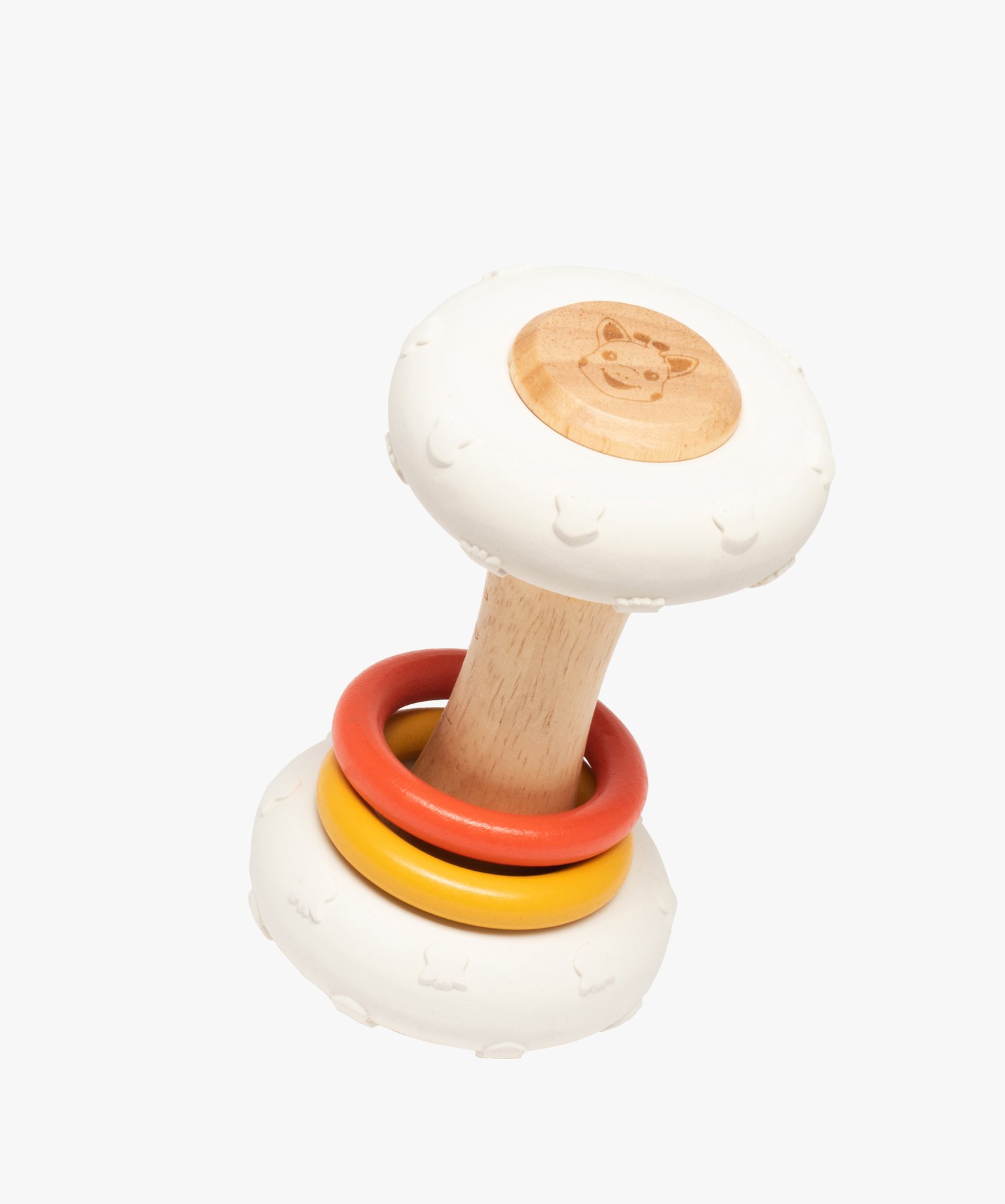 Hochet bébé en bois et caoutchouc naturel - Sophie la Girafe multicolore | GEMO