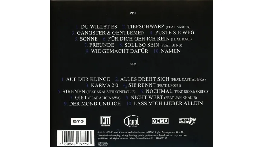 Vollmond Digipak