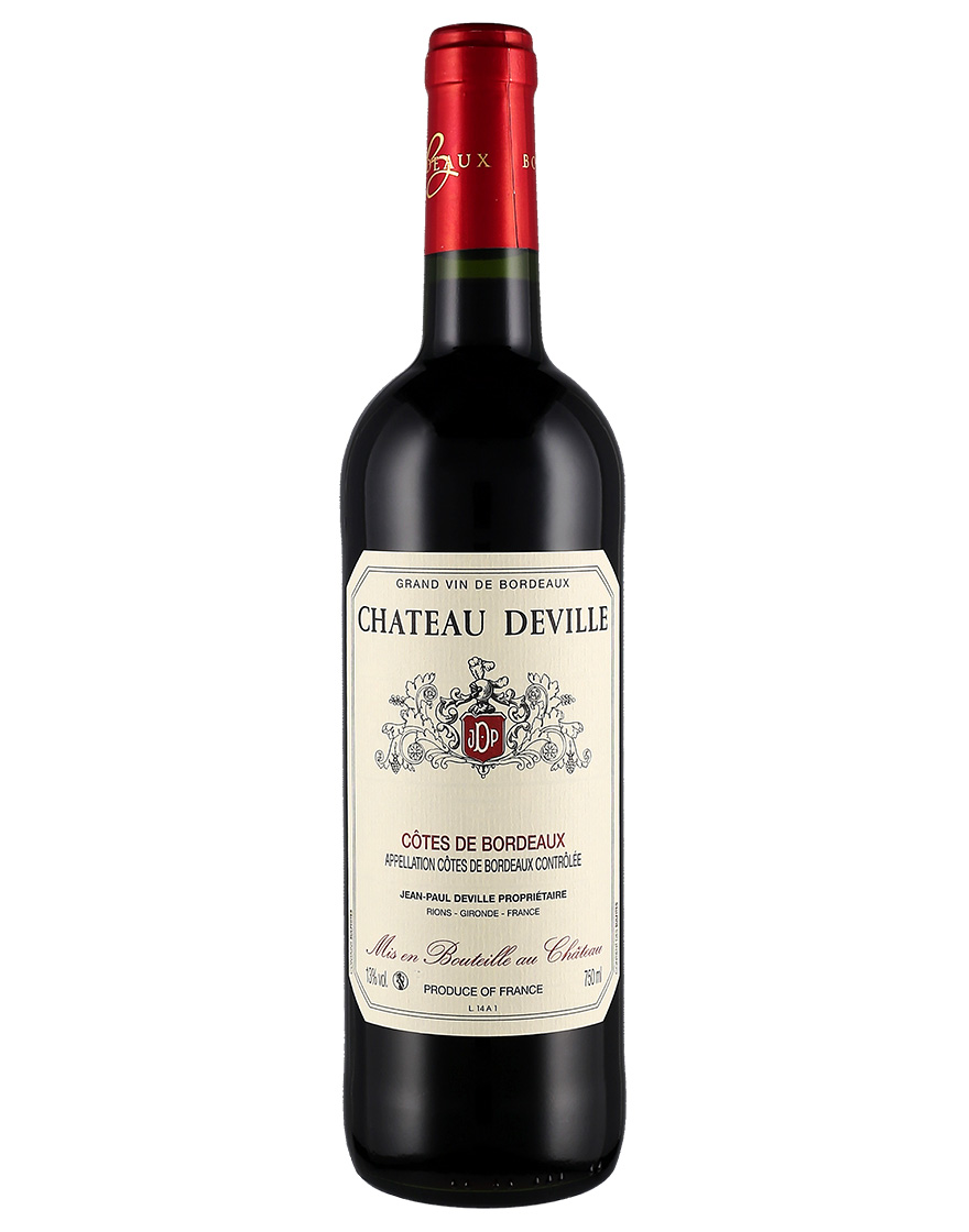 Côtes de Bordeaux AOC Rouge 2014 Château Deville 0,75 ℓ