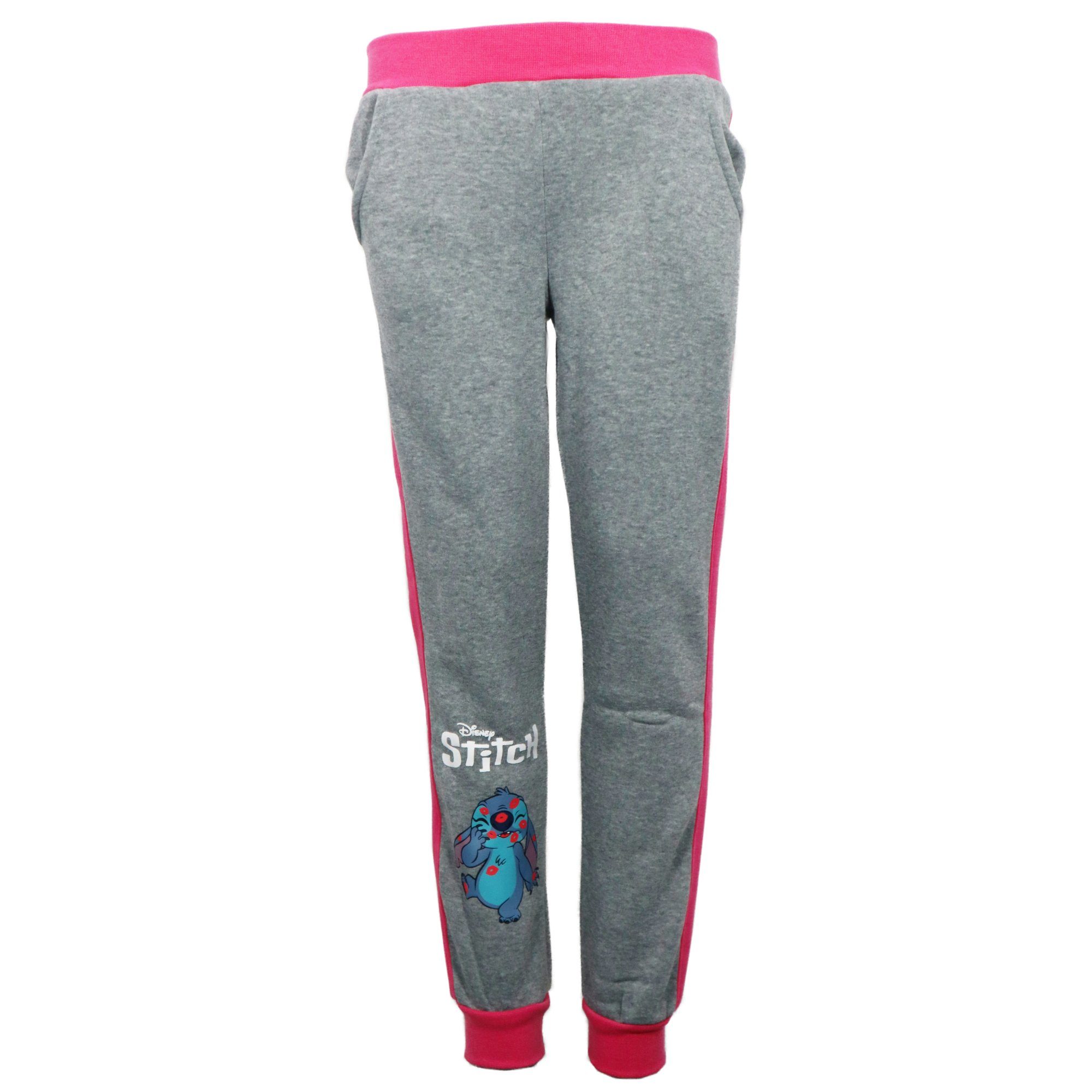 Jogginganzug  Stitch Kinder Fleece Joggingset Hose Sweater, Gr. 92 bis 128