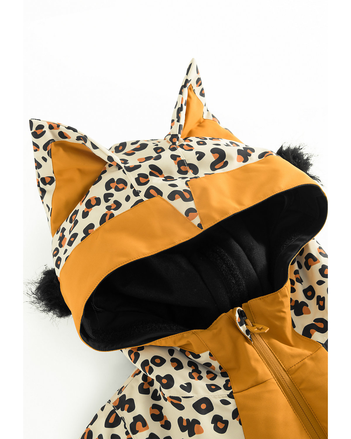 CHEETADO Leopard Black Schneeanzüge