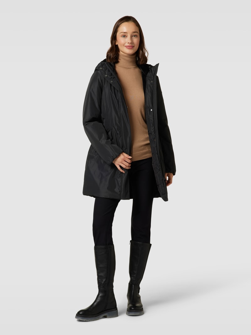 Jacke mit Kapuze in schwarz