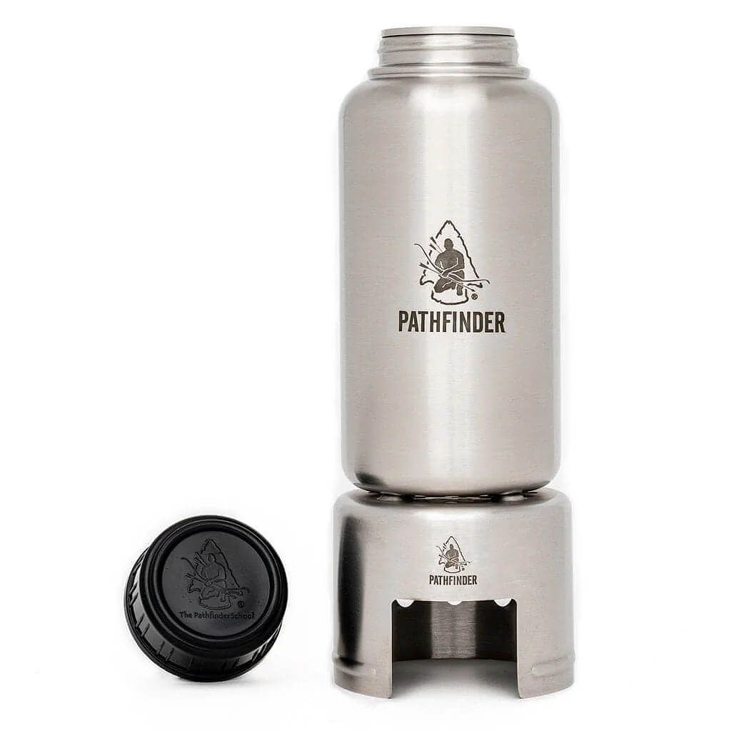 Edelstahl Kochset mit Flasche