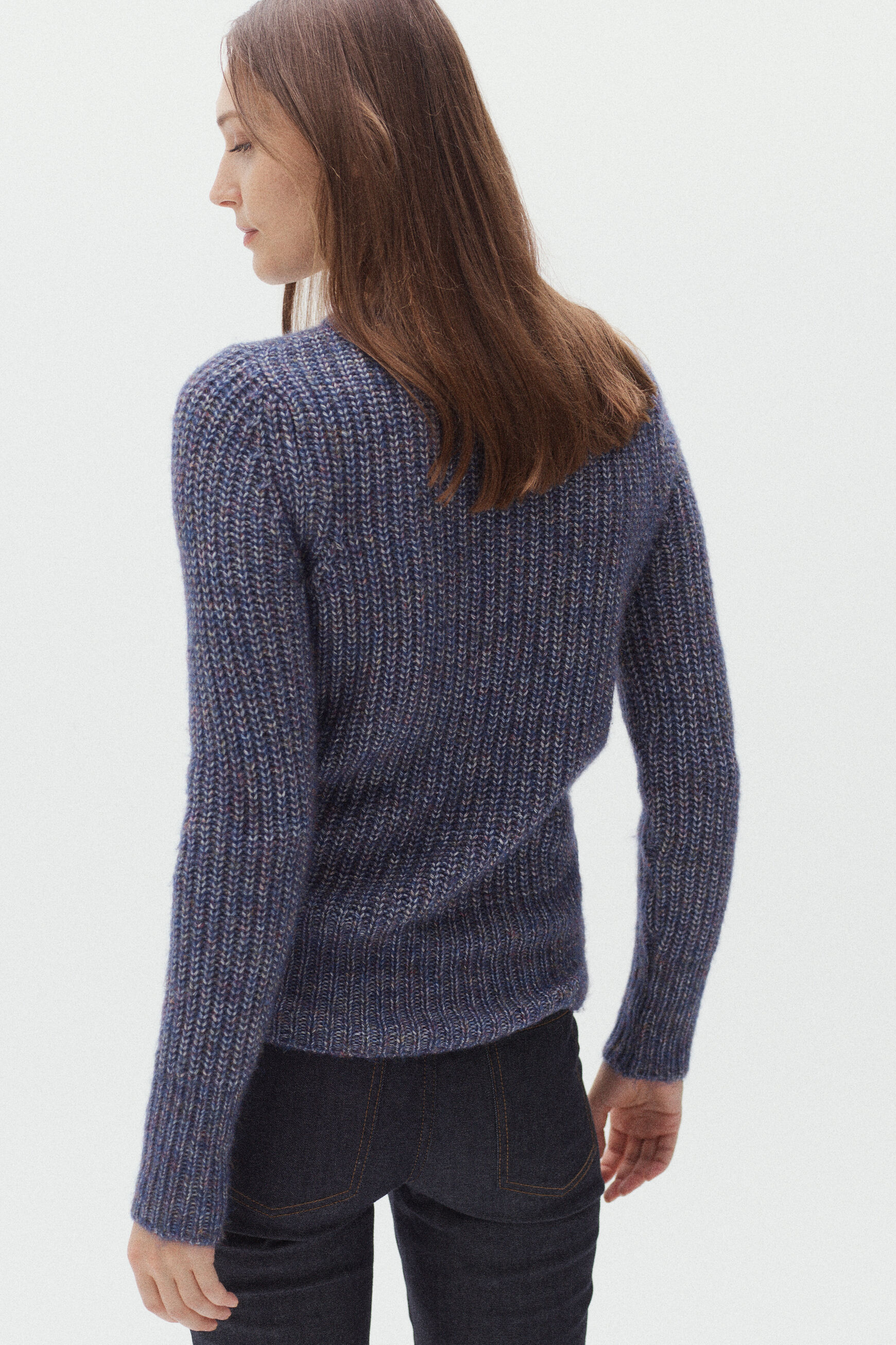 pull camelia bleu marine femme