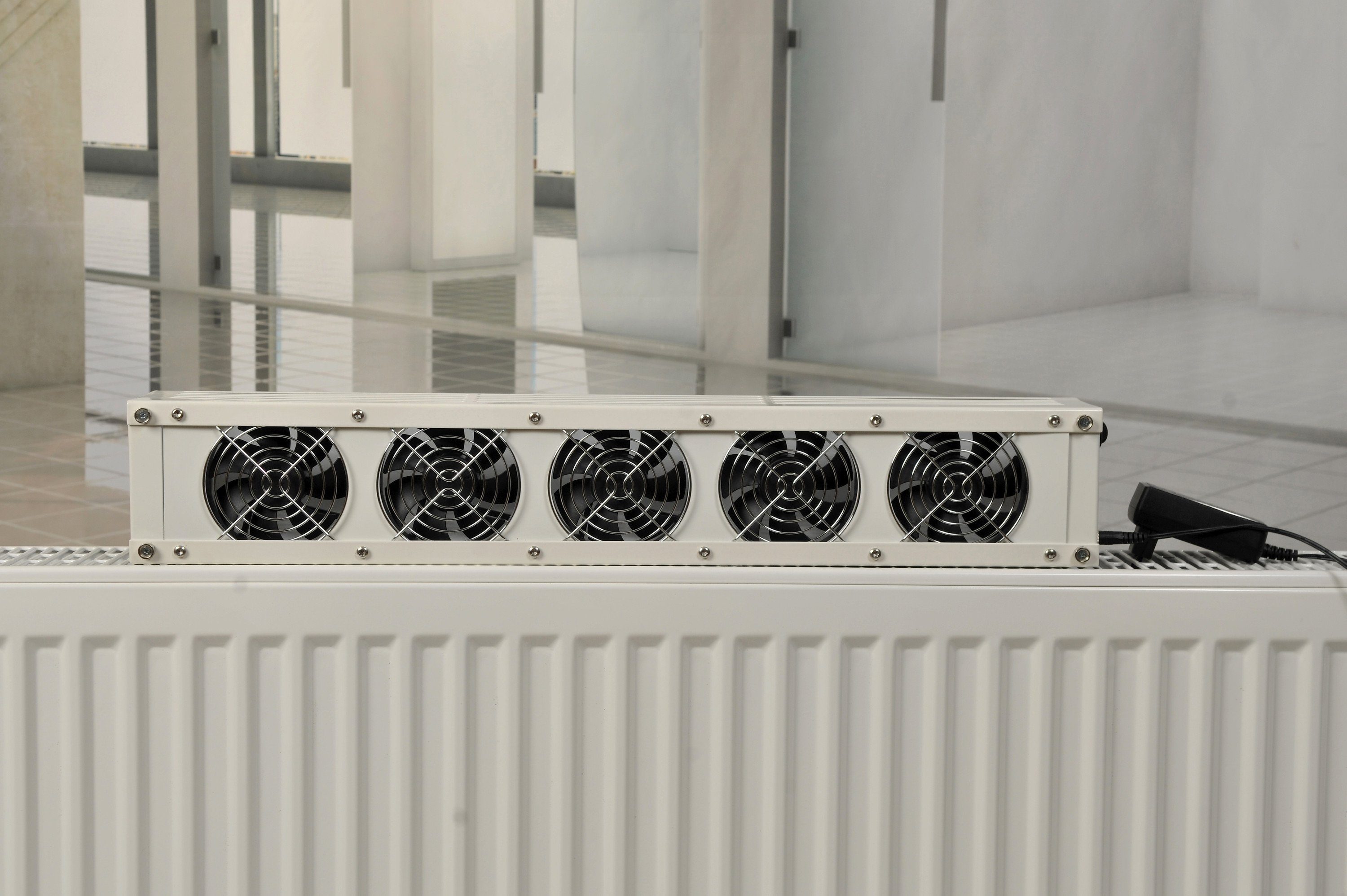 Dusbad Heizlüfter Lumair 50 Heizluftverstärker / Ventilator weiss