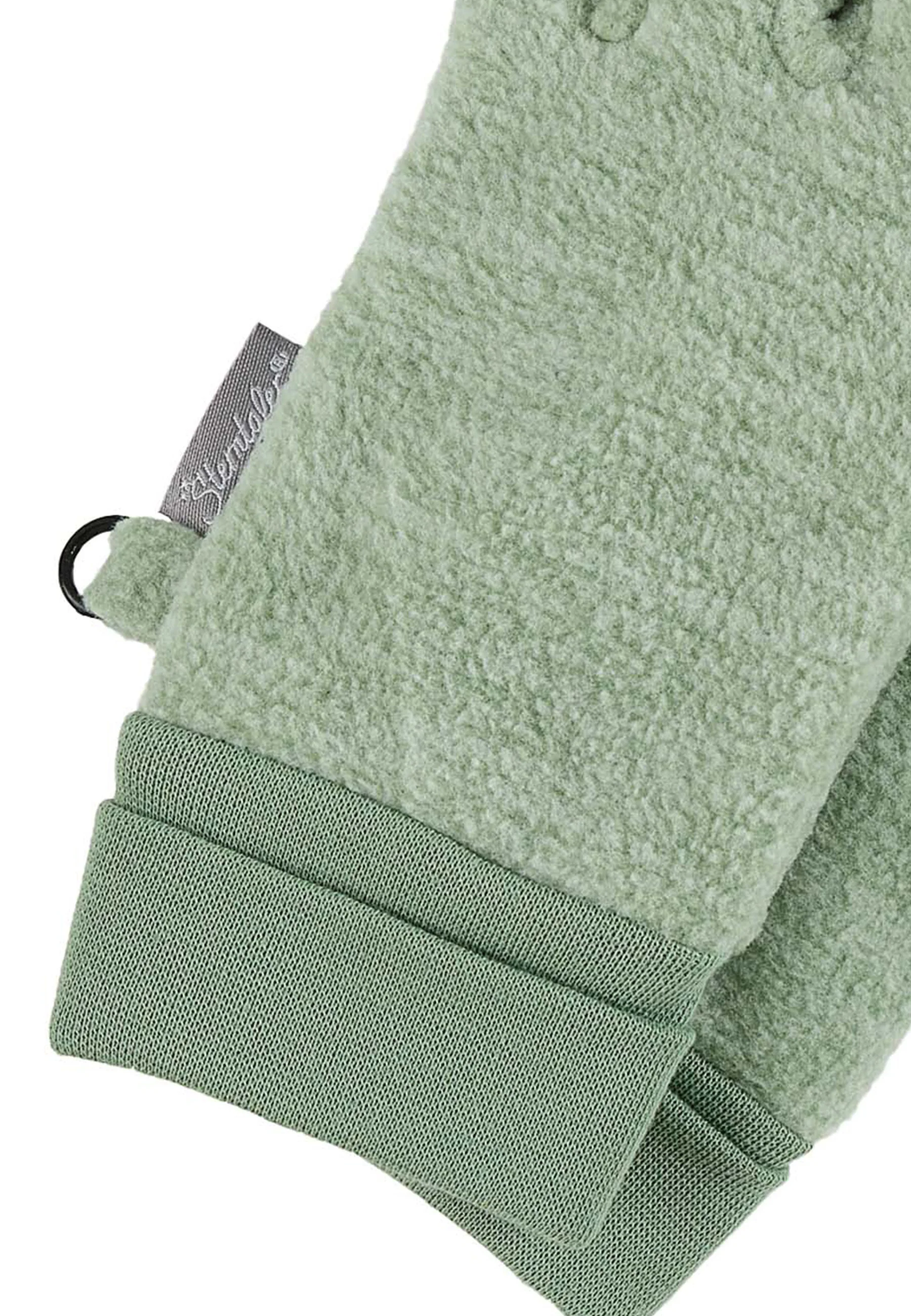 Fingerhandschuh aus Microfleece melange (recycelt)