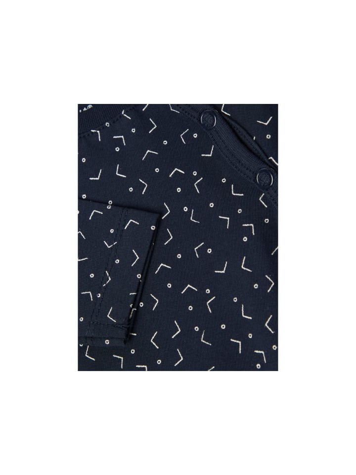 name it Unisex Baby Schlafstrampler mit Allover Print in Blau günstig kaufen