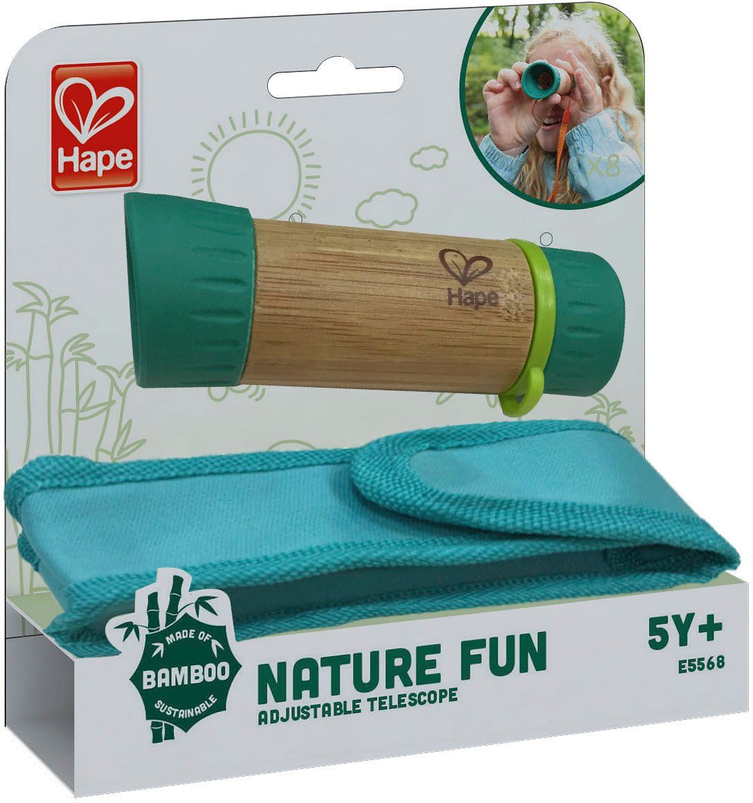 Hape Natur Fun, Teleskop Fernrohr
