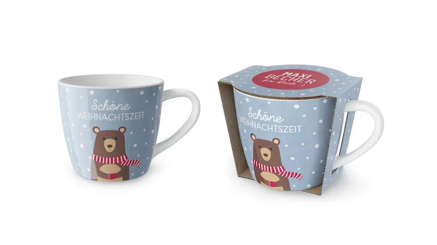 Geschenk für Dich Maxibecher Schöne Weihnachtszeit