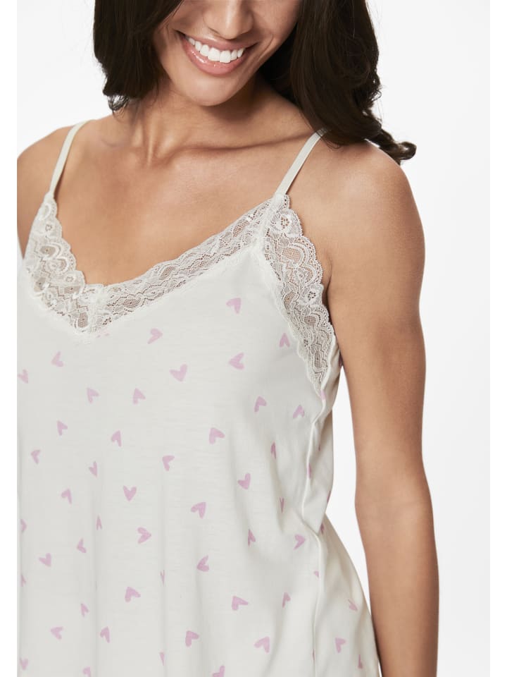s.Oliver Shorty in ecru-rosa gemustert günstig kaufen