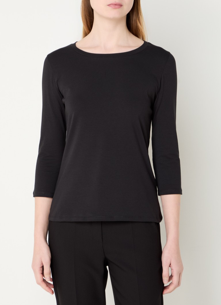 Μπλούζα MaxMara Multia με μακριά μανίκια και στρογγυλή λαιμόκοψη