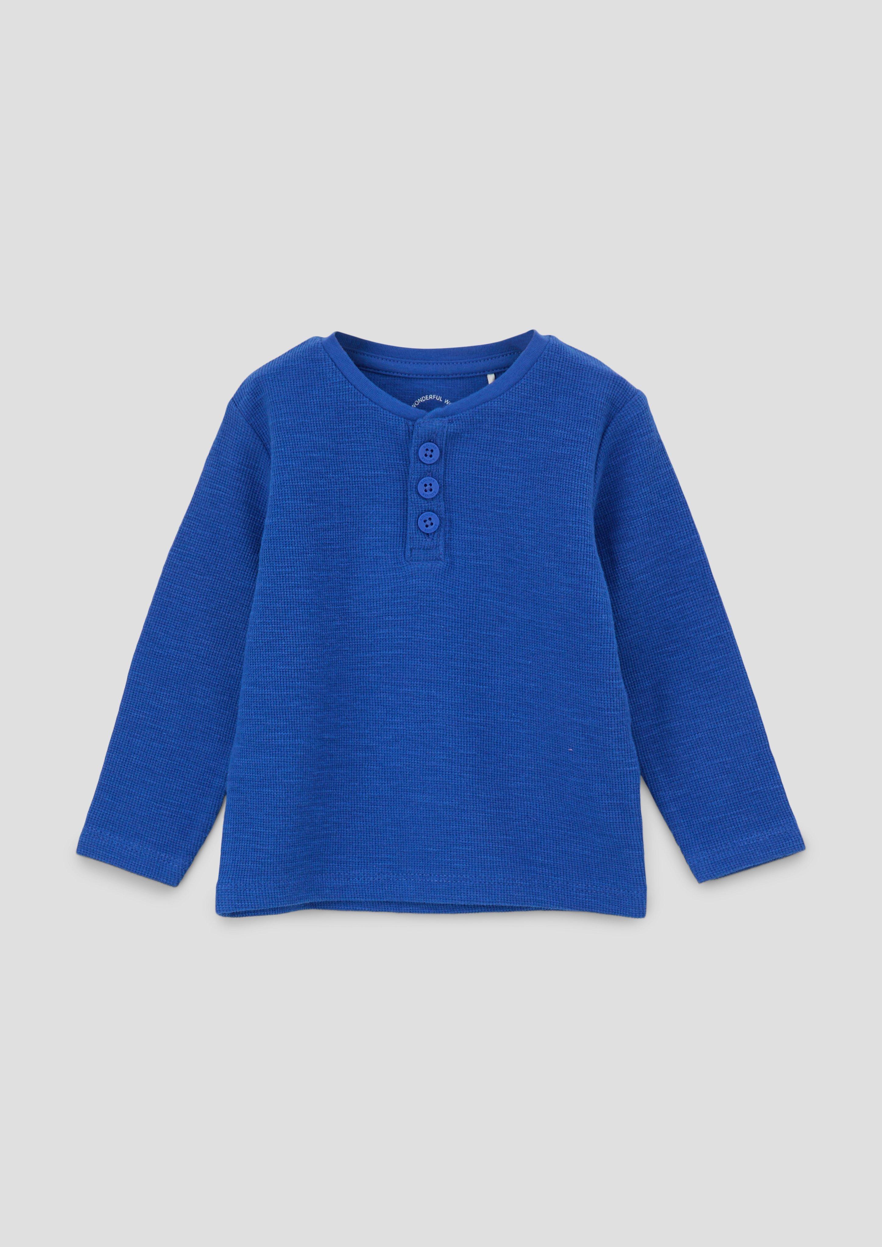 Longsleeve mit Henleyausschnitt  2133865-5588
