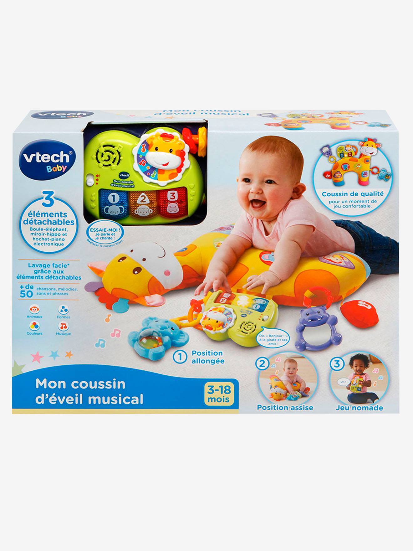 Mon coussin d’éveil musical VTECH multicolore