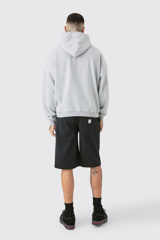 Tall Oversize Plus Hoodie mit Print