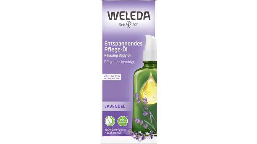 Weleda LAVENDEL Entspannendes Pflege-Öl 100 ml