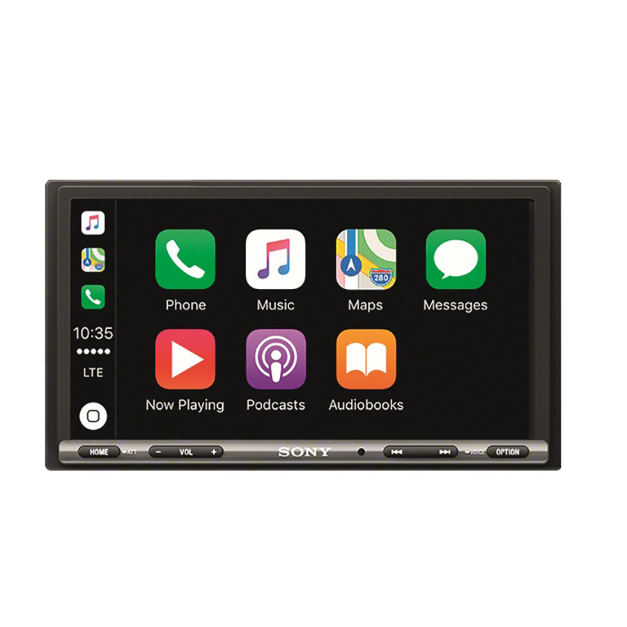 Sony XAV-AX3005ANT Autoradio/Mediacenter mit Sprachsteuerung, DAB-Empfänger, Bluetooth, 17,7 cm (6,95") Touchscreen-Display, Apple CarPlay/Android Auto, Navigation, 2-DIN - ATU