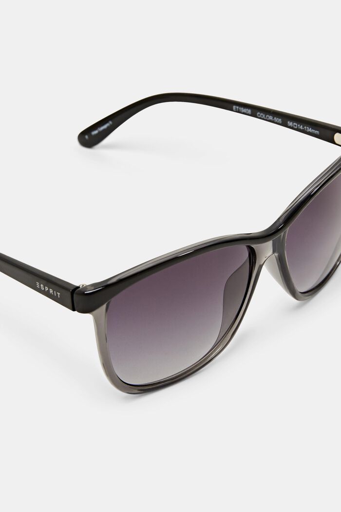 Sonnenbrille mit semitransparentem Rahmen