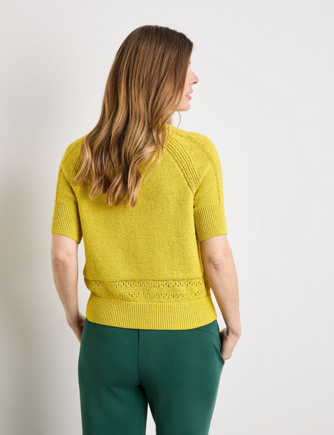 Kurzarmpullover aus Sommerstrick