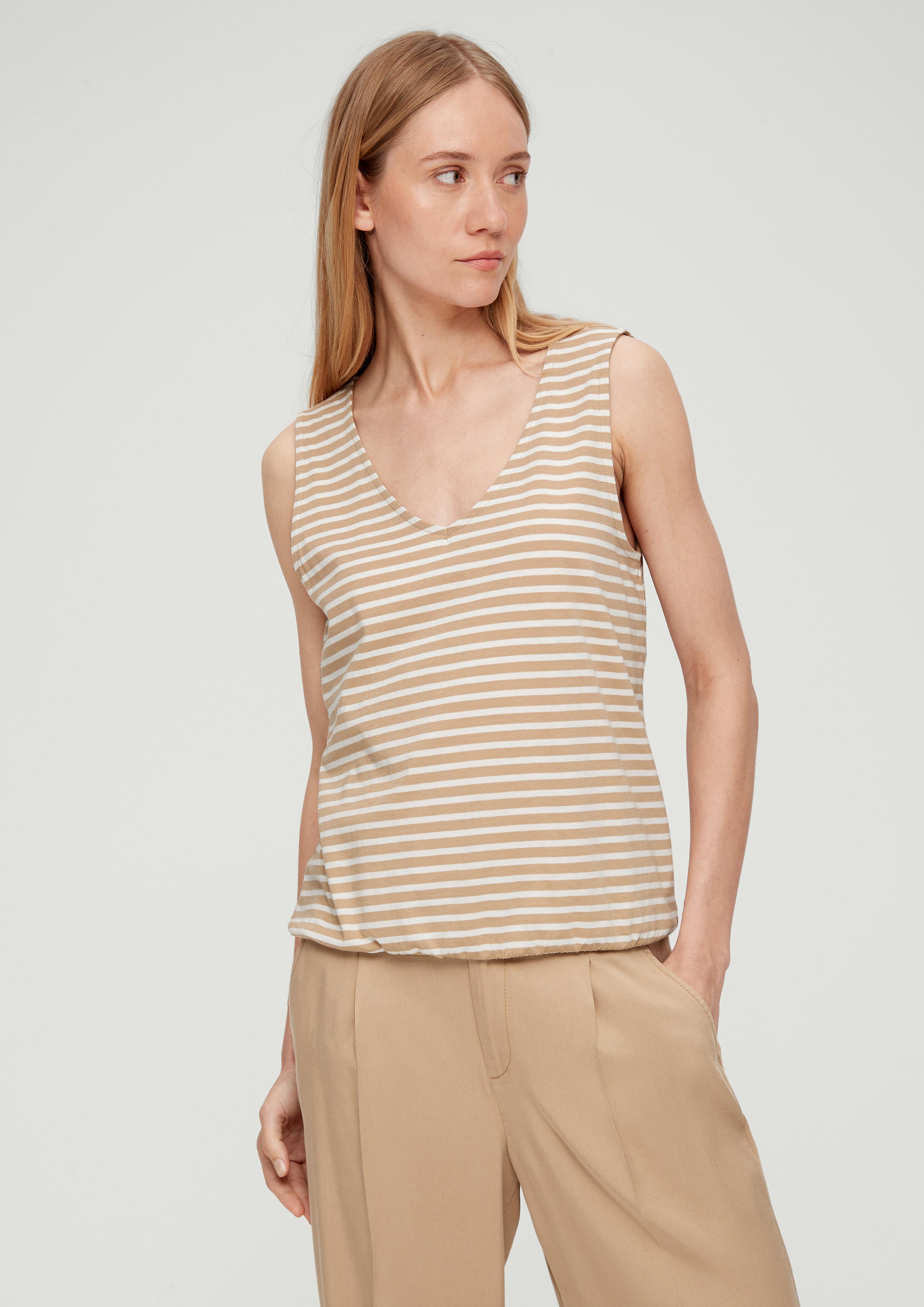 Ärmelloses Shirt aus Baumwolle  2133219-84G4