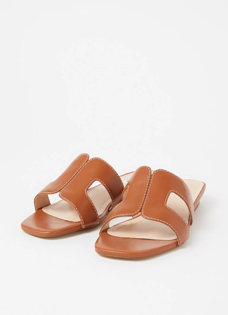 Dune London Weite Passform Loupe Lederpantoffel