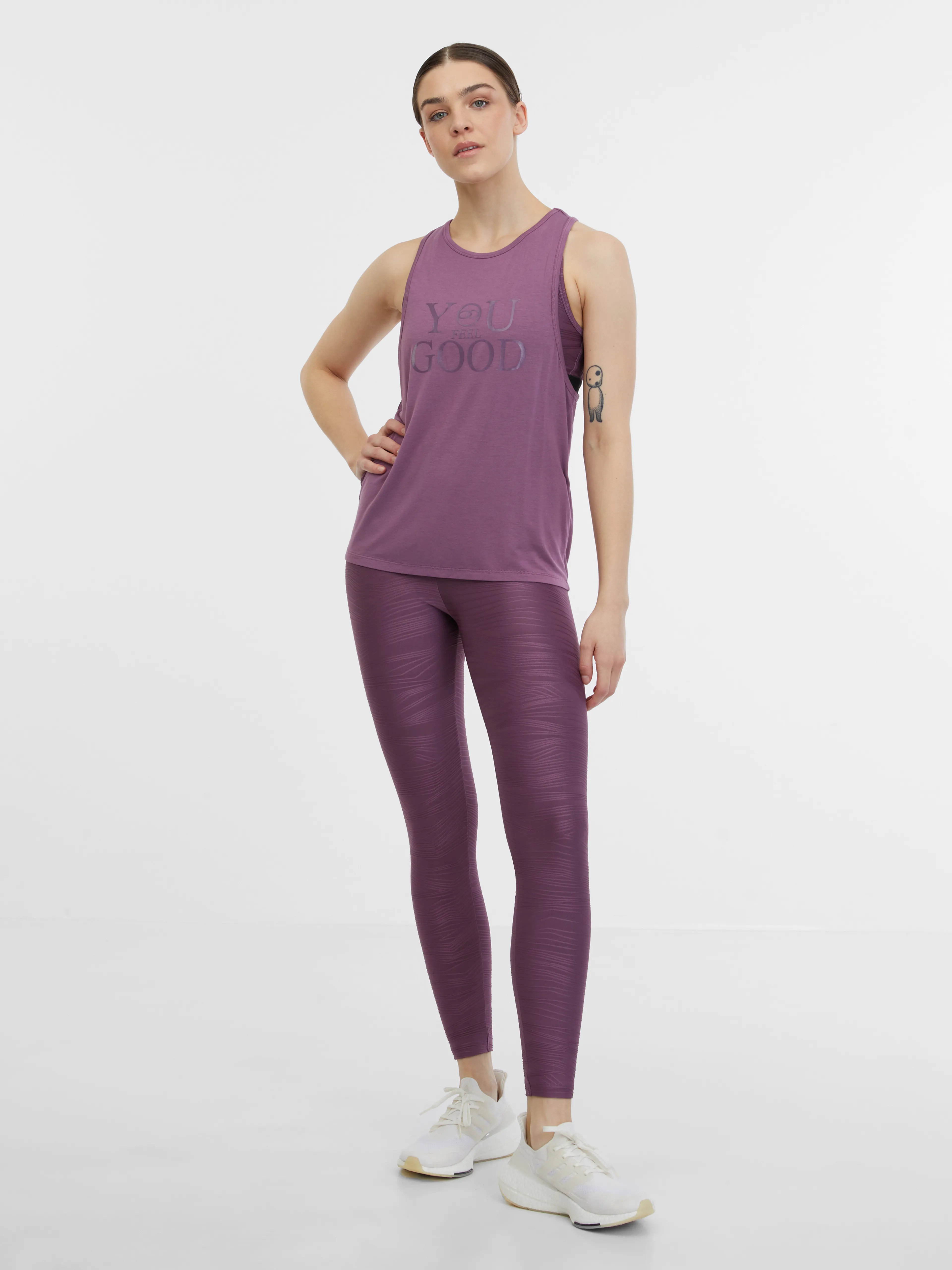 Lila Damen-Sport-Top ORSAY