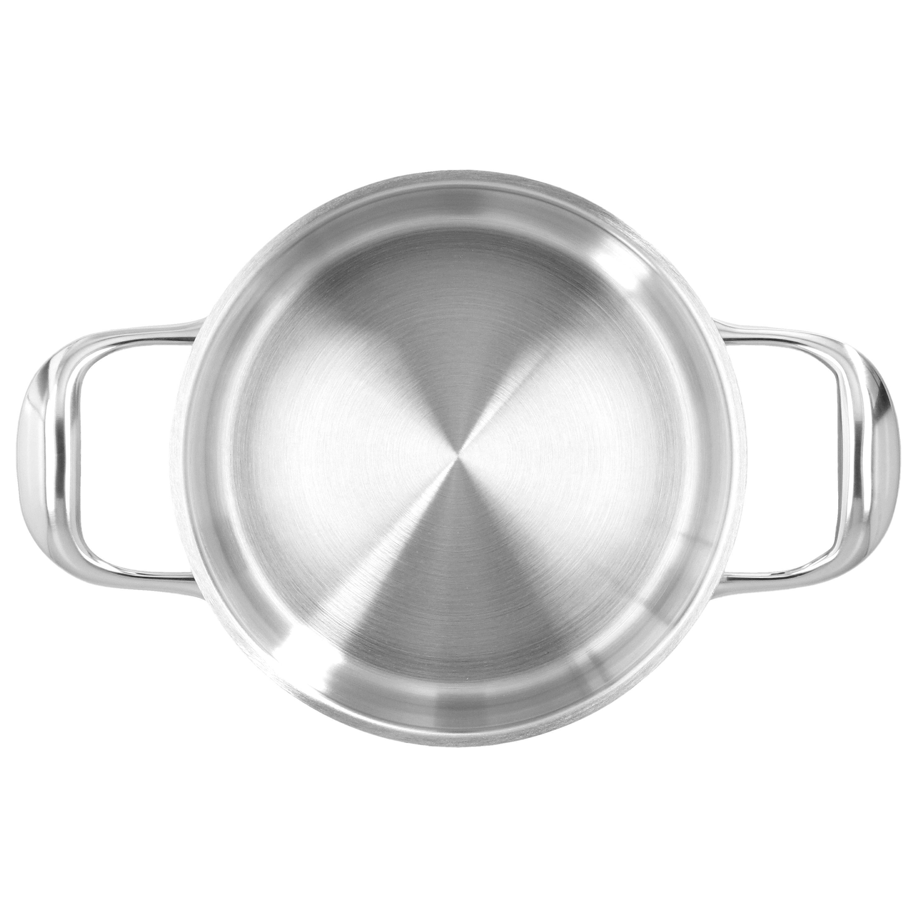Bratentopf mit Deckel 16 cm, 18/10 Edelstahl