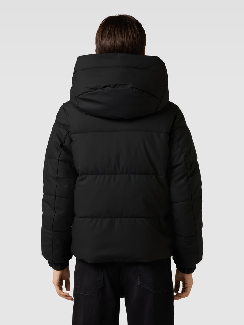Steppjacke mit Kapuze Modell 'GRETAFIE' in schwarz
