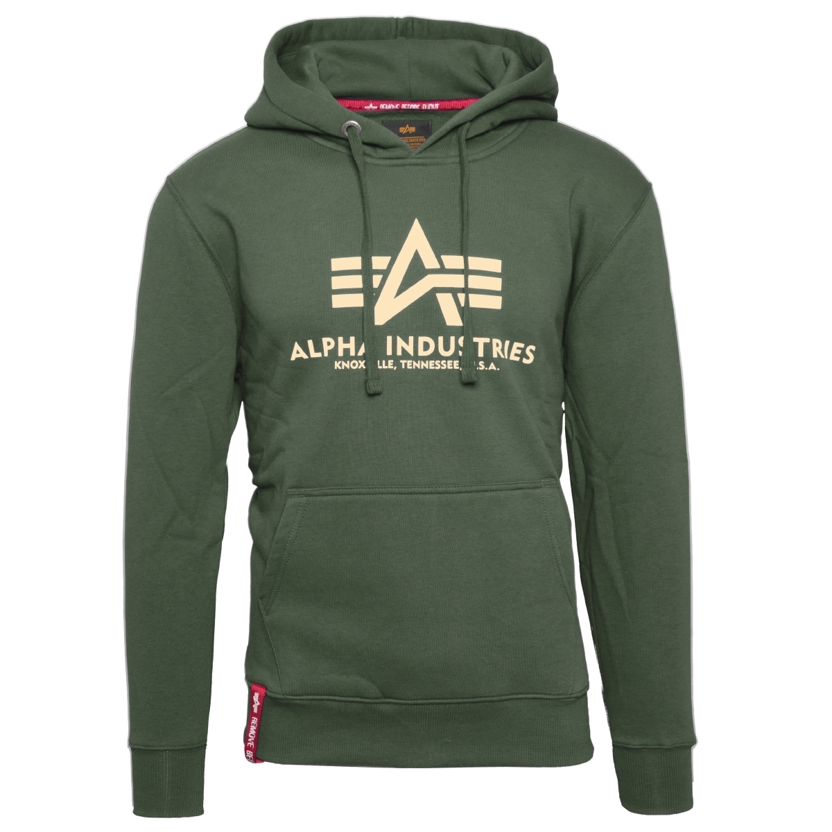 Alpha Industries Basic Hoodie Kapuzenpullover gruen