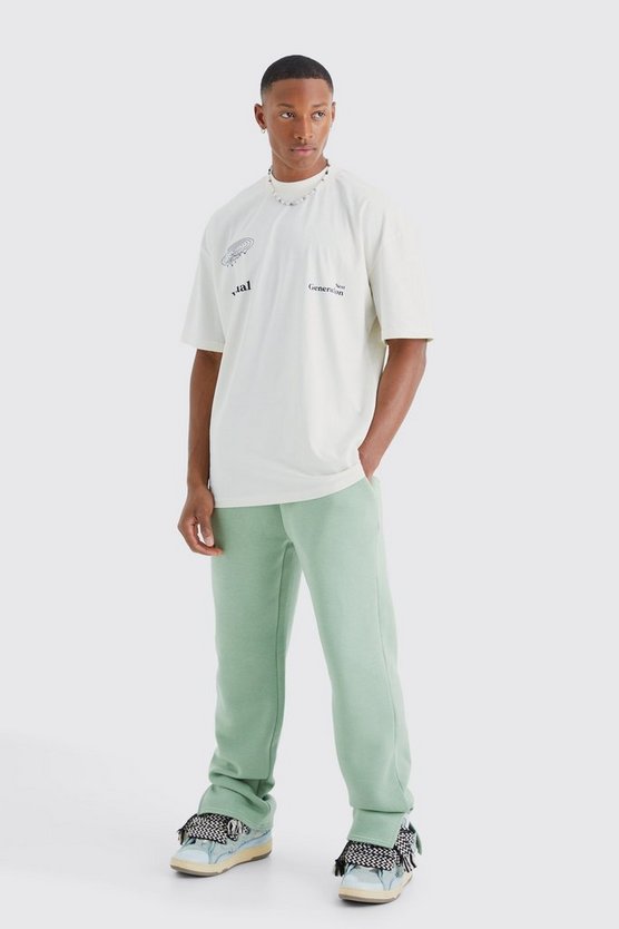 Oversize Official T-Shirt & Jogginghose mit Print
