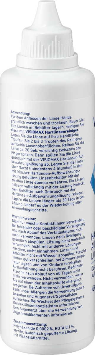 Kontaktlinsen-Pflegemittel Hartlinsen-Aufbewahrungslösung, 240 ml