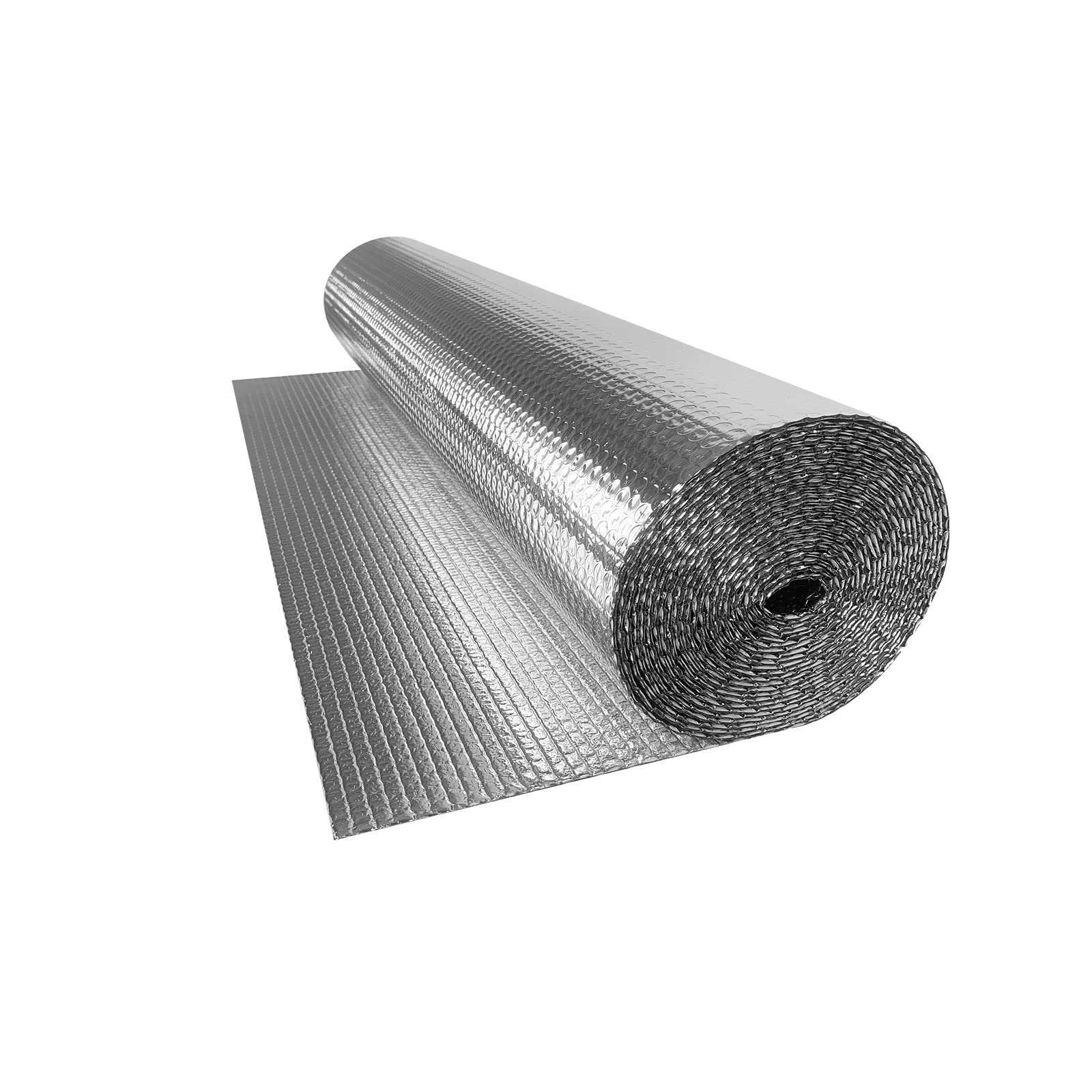 UISEBRT Heizkörper Isolierfolie Dämmfolie Alu Luftpolsterfolie, 3-4mm Dick