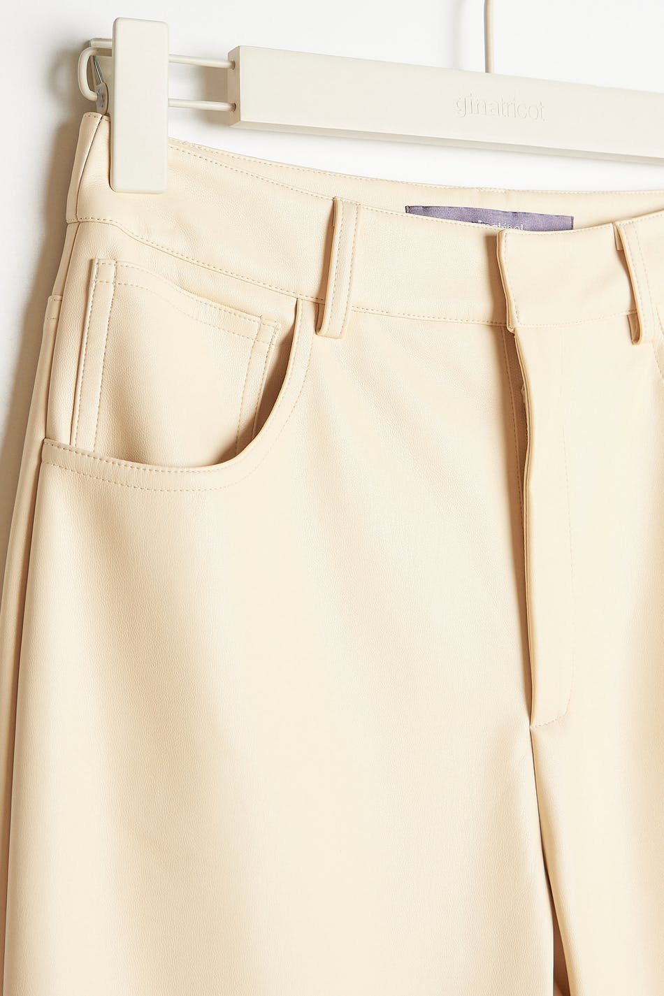 90s pu trend trousers
