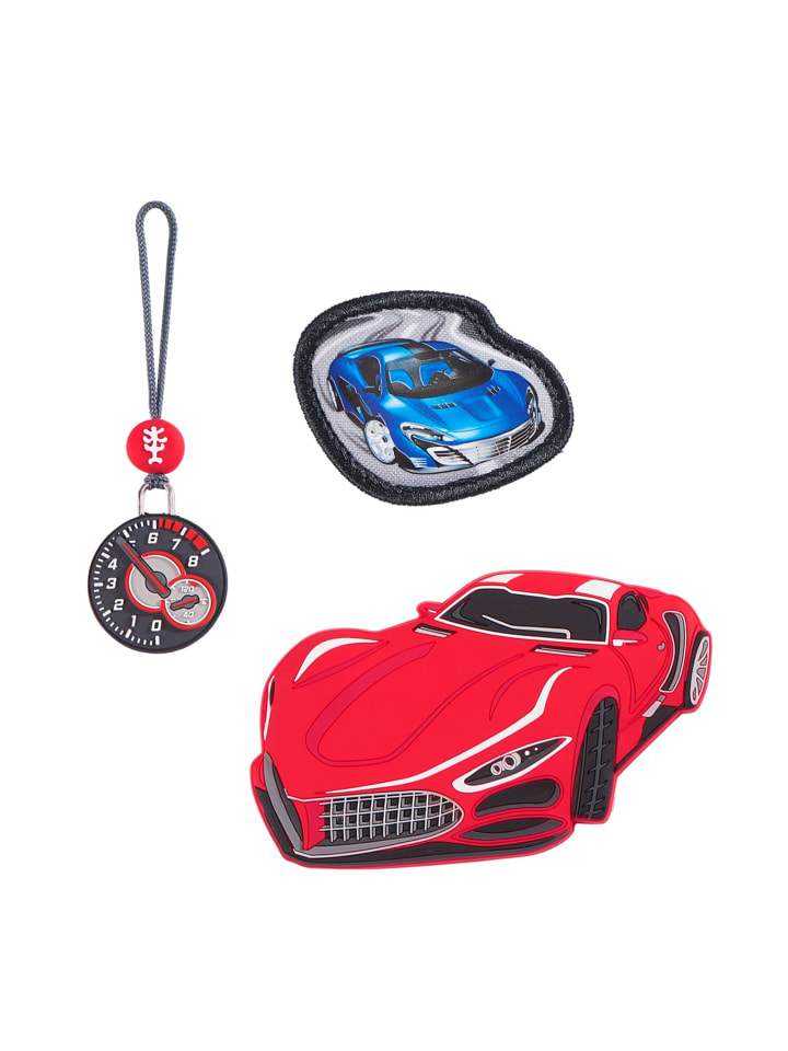 Step by Step Ranzen-Zubehör-Set MAGIC MAGS in Car Race Mike günstig kaufen onesize