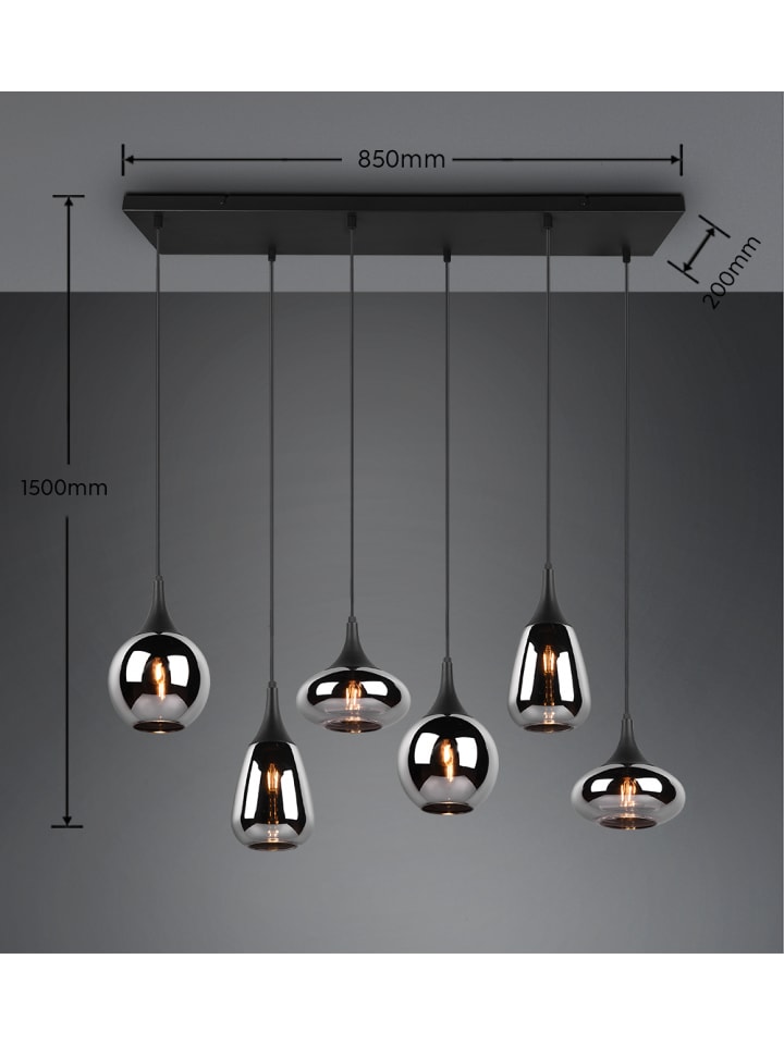 Trio Leuchten Pendelleuchte LUMINA in schwarz matt günstig kaufen onesize