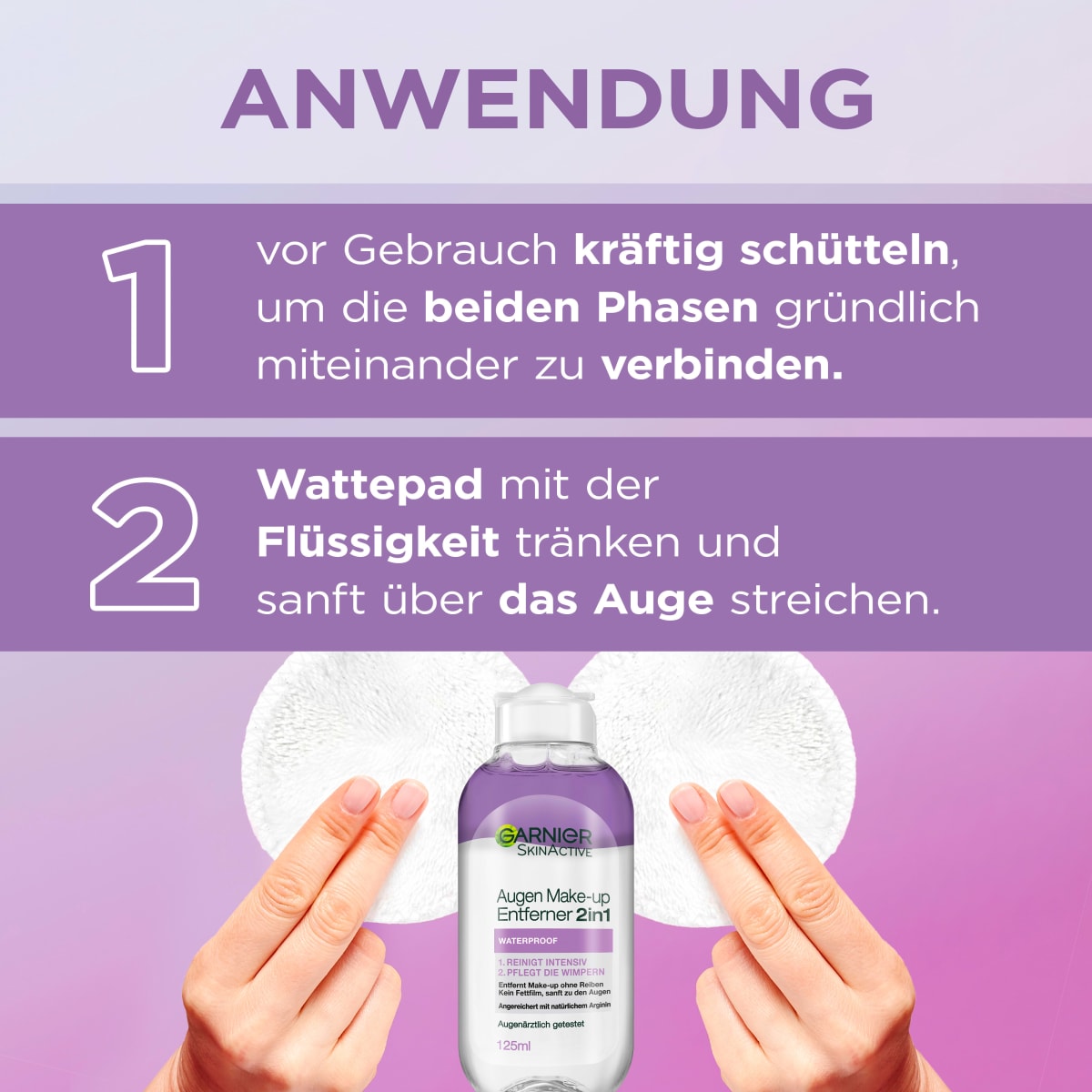 Augen Make-up Entferner 2in1, 125 ml