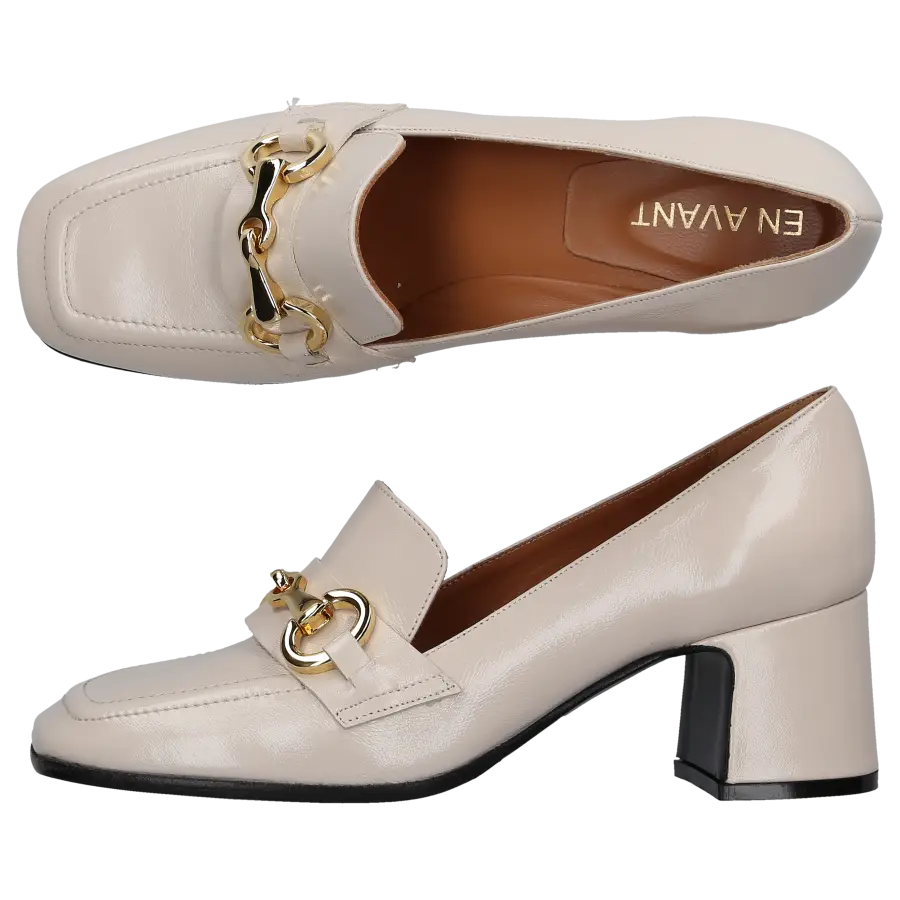EN AVANT - Pumps Q306 Kalbsleder - beige